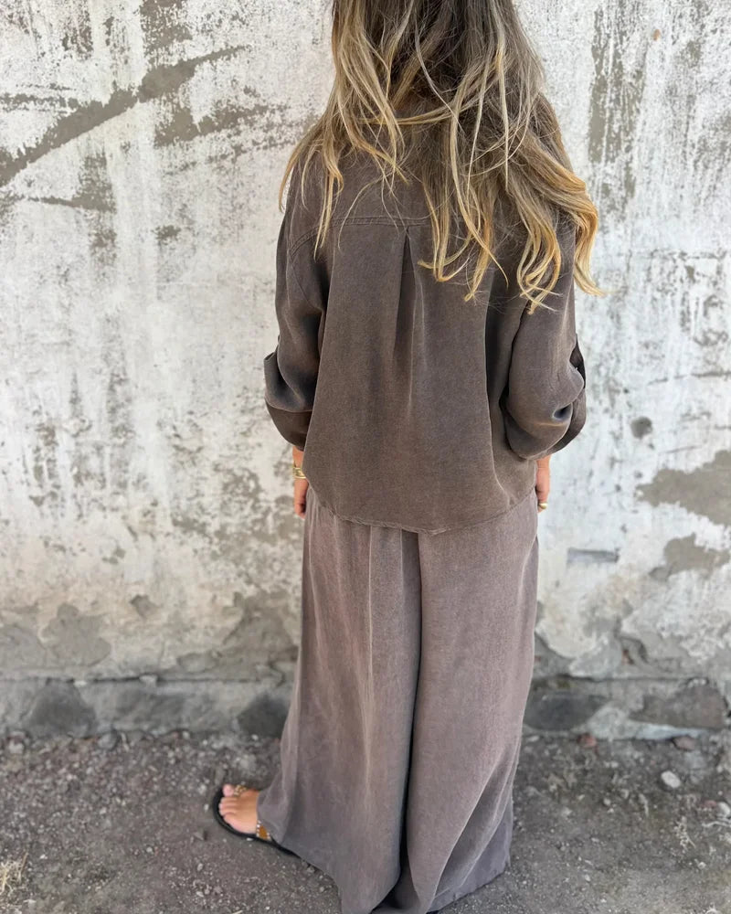 SUSANNAH | LINEN TWO-PIECE SET