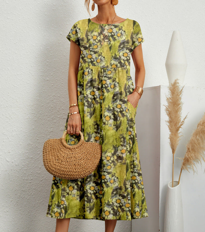 WINNIE | STYLISH FLORAL MIDI DRESS