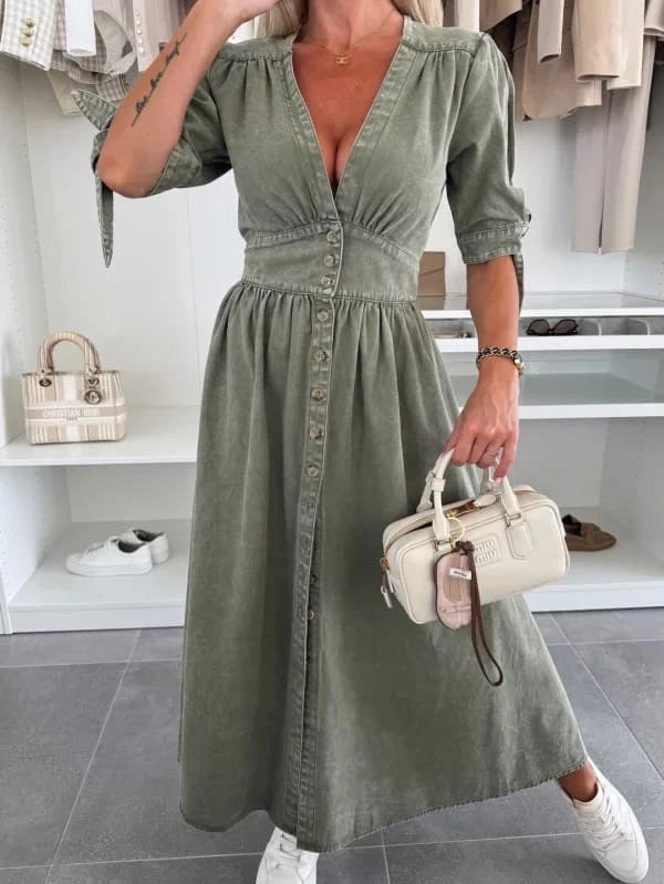 Aliyah | MAXI DENIM DRESS