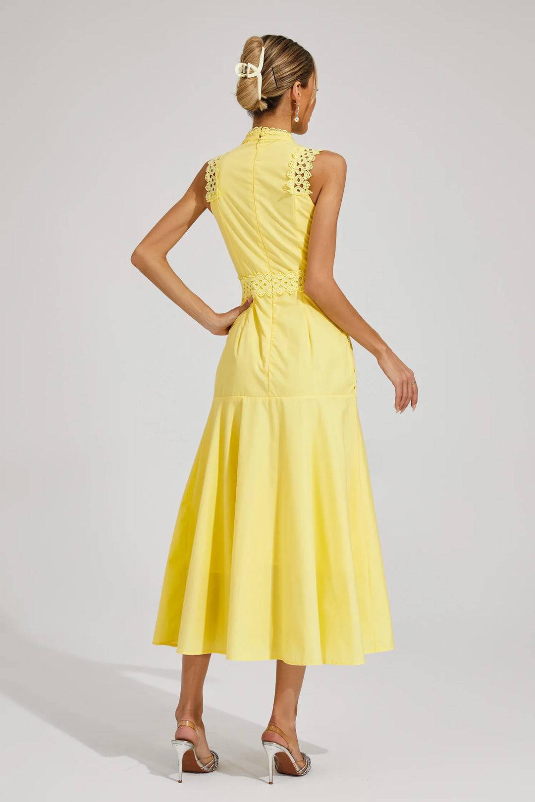 Laeticia Sleeveless Lace Dress
