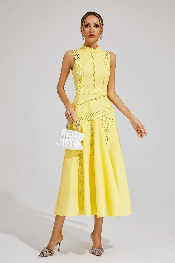 Laeticia Sleeveless Lace Dress