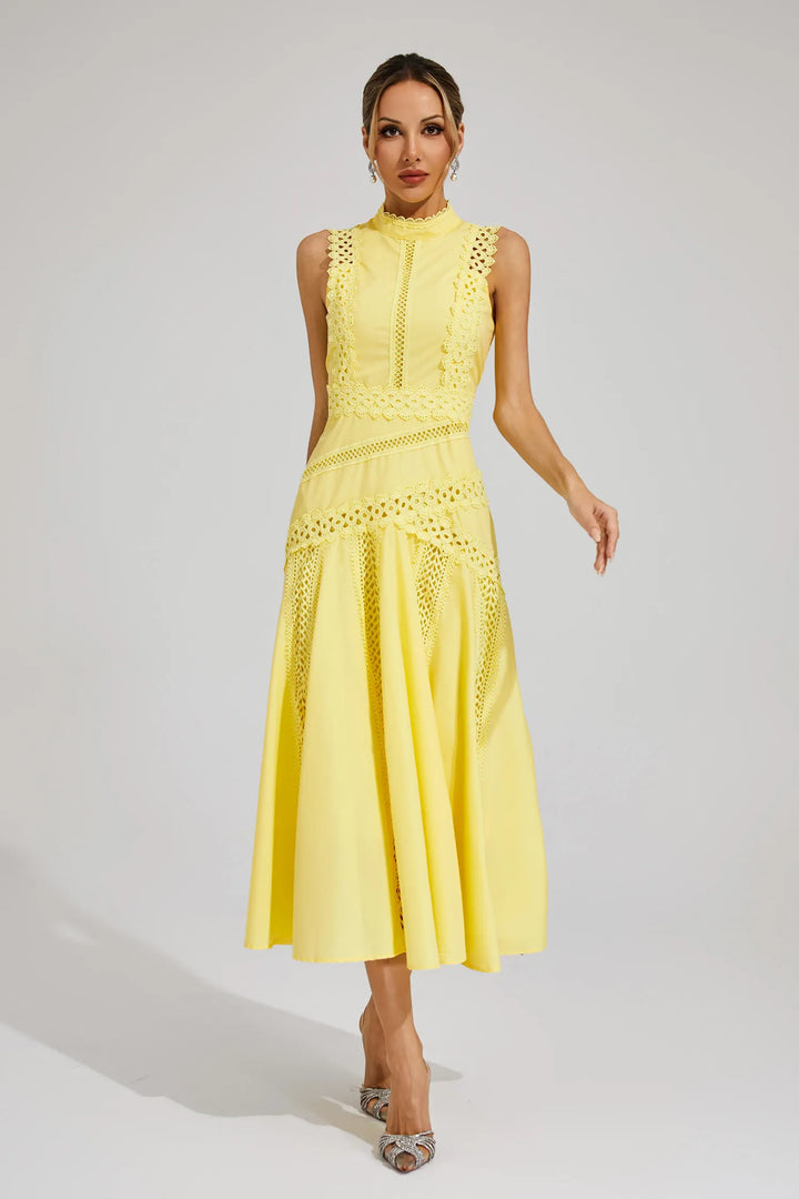 Laeticia Sleeveless Lace Dress