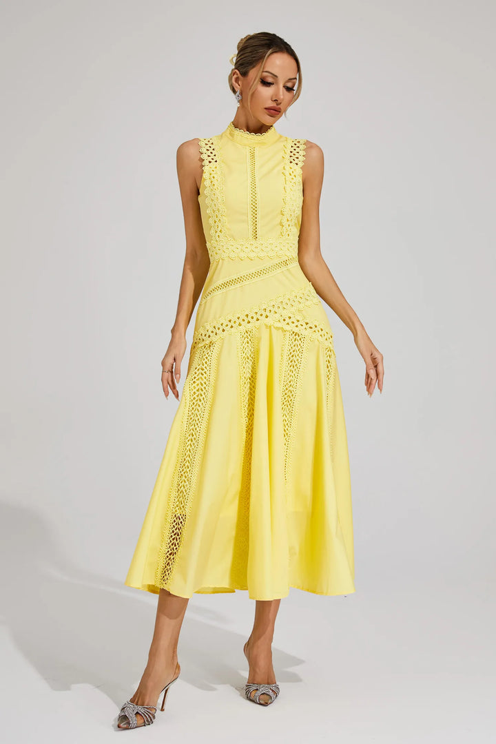 Laeticia Sleeveless Lace Dress