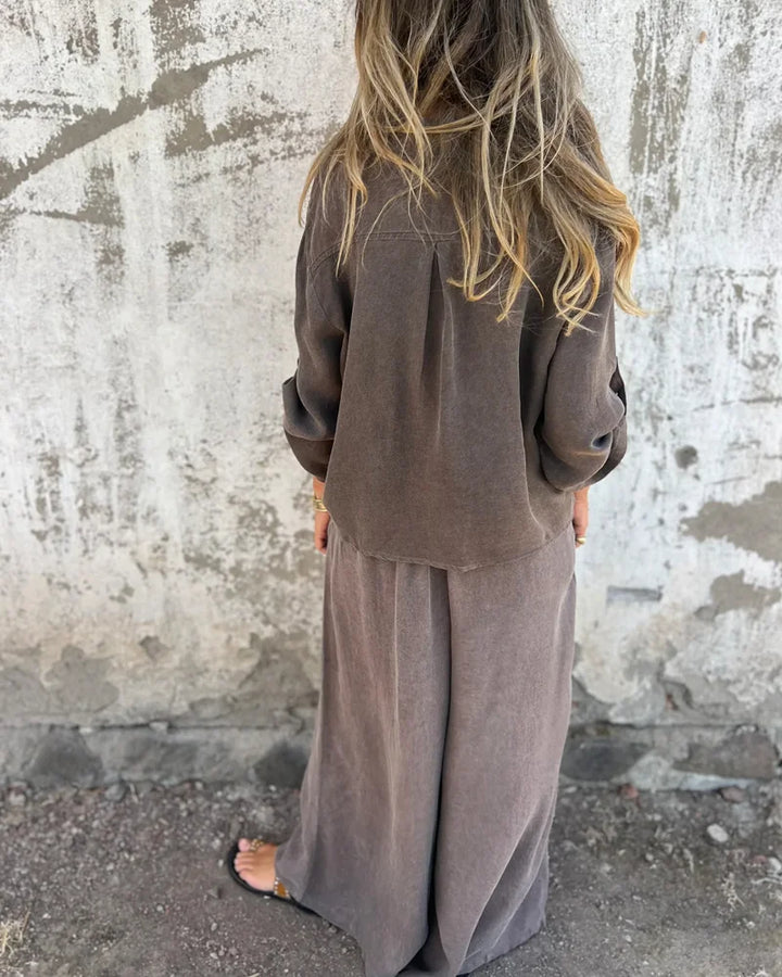 SUSANNAH | LINEN TWO-PIECE SET
