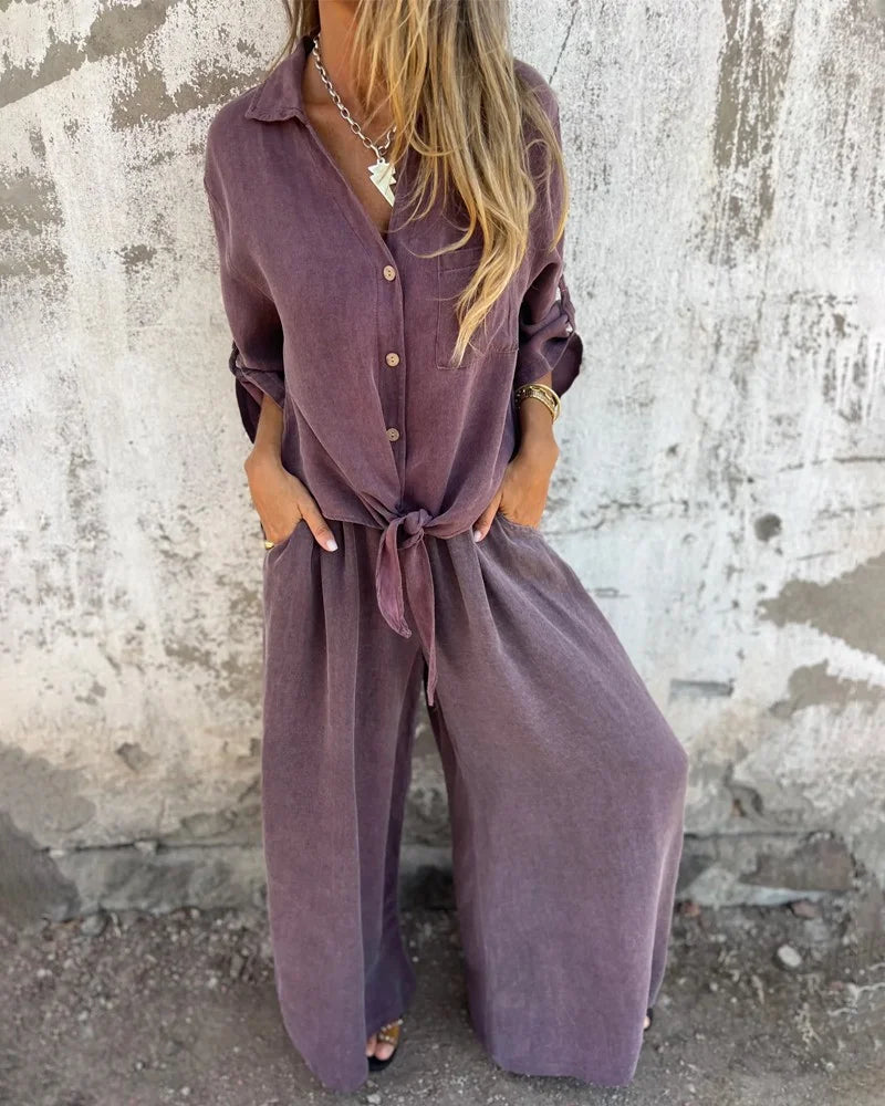 SUSANNAH | LINEN TWO-PIECE SET