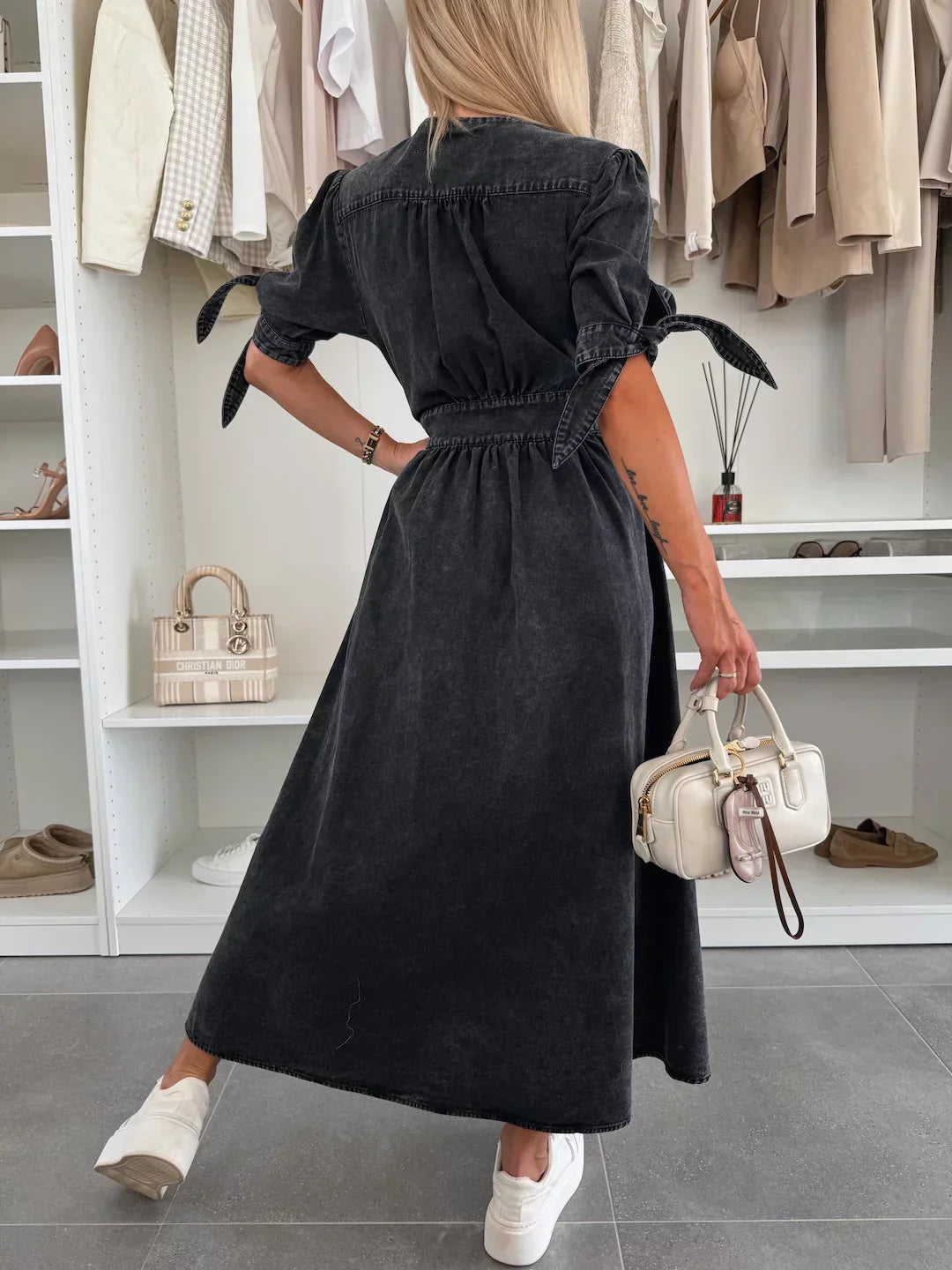 Aliyah | MAXI DENIM DRESS