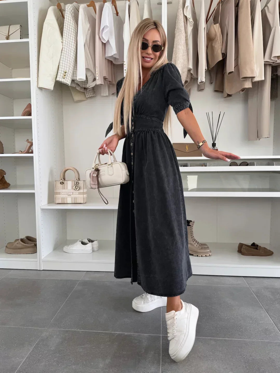 Aliyah | MAXI DENIM DRESS