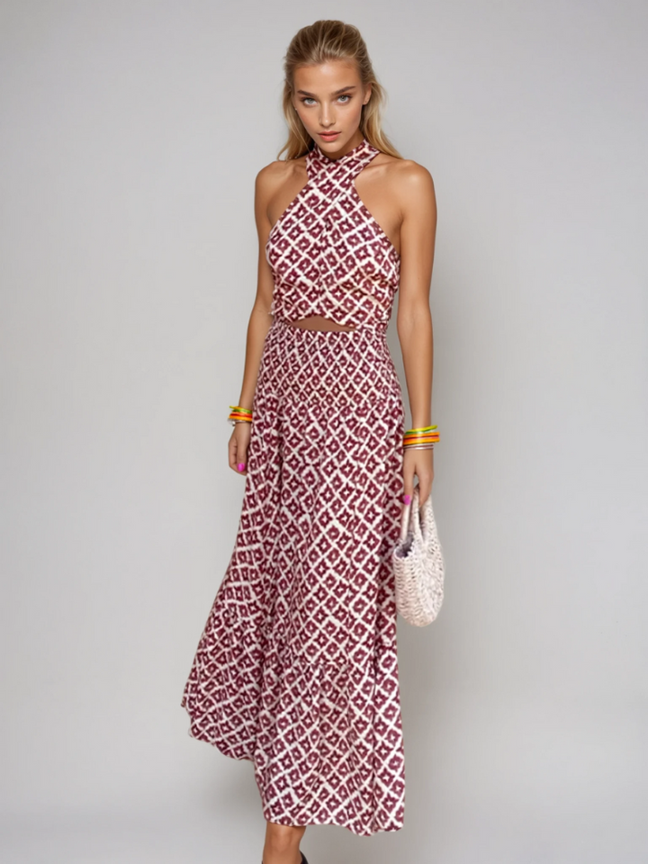 MIRIAM | ELEGANT OFF-SHOULDER MIDI DRESS