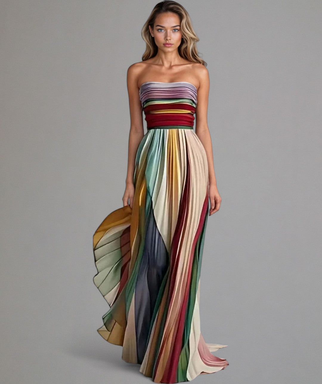 Lucy | Elegant Strapless Dress